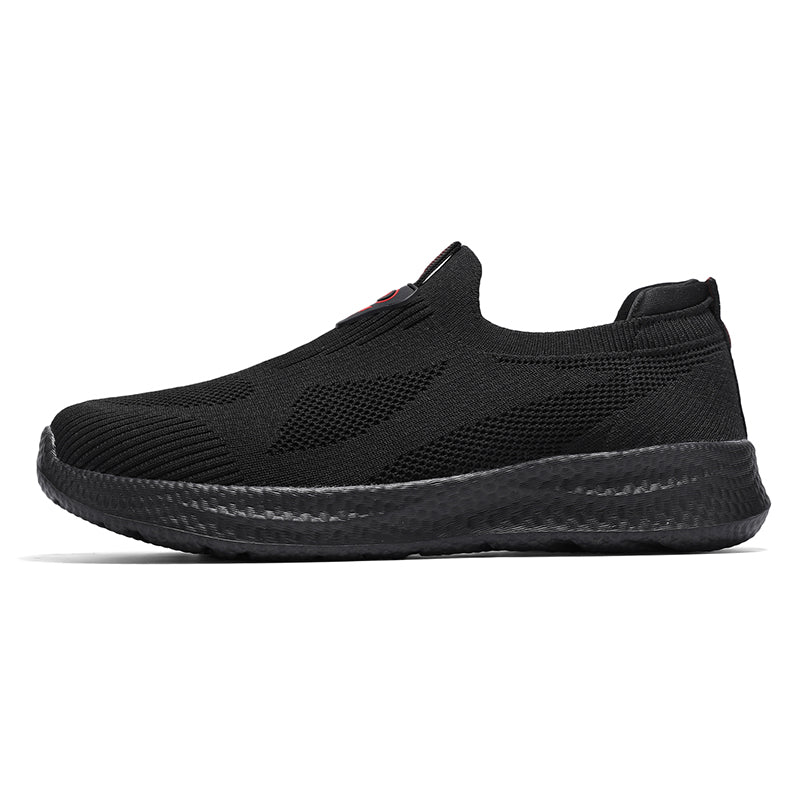 Men’s Lightweight Slip-On Shoes – Breathable Knit, Wide Fit, Comfortable & Flexible for Everyday & Outdoor Wear