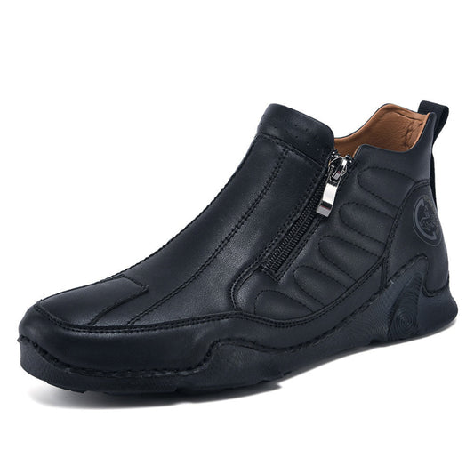 🔥Last Day Promotion 70% OFF 🎁 -Men's Waterproof Orthopedic Walking Shoes, Improve Posture, Pain Free, Easy On Off, For Riding Driving and Daily Commutes