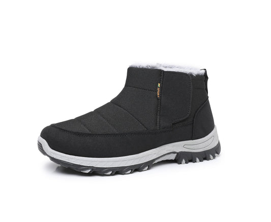 Unisex Fall/Winter Thermal-Lined Snow Boots – Waterproof, Non-Slip All-Terrain Hiking & Casual Shoes with Arch Support