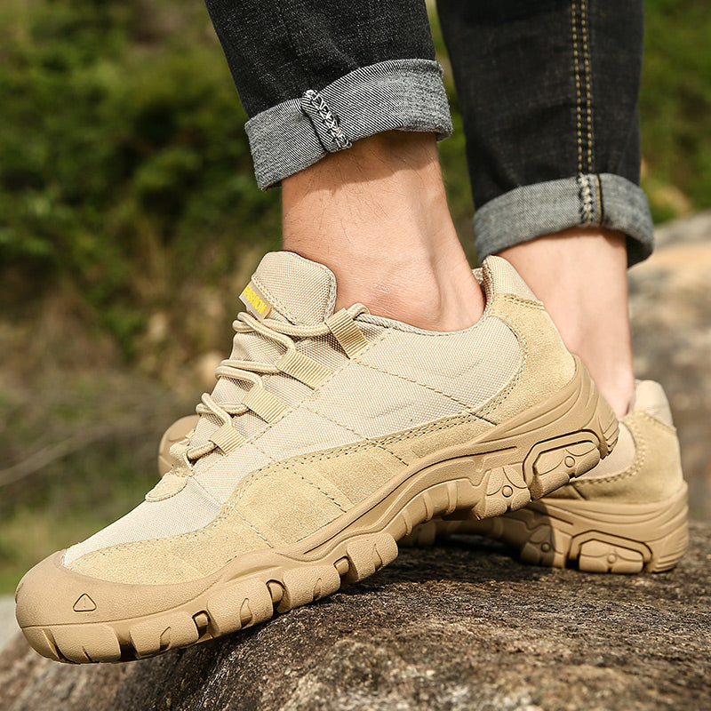 Men’s ASTM-Certified Steel Toe Work Shoes – Puncture-Resistant, Arch Support, Wide Toe Box, Breathable, Lightweight & Slip-Resistant
