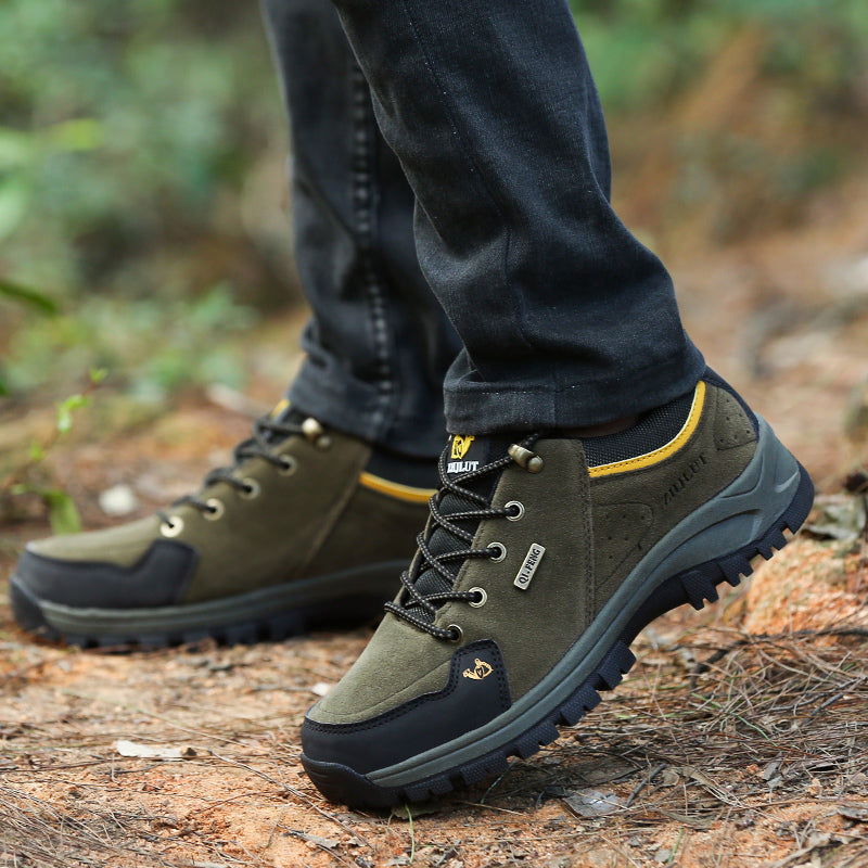Men’s Steel Toe Hiking Work Shoes – Puncture-Resistant, Lightweight, Slip-Resistant & Durable for Outdoor Work