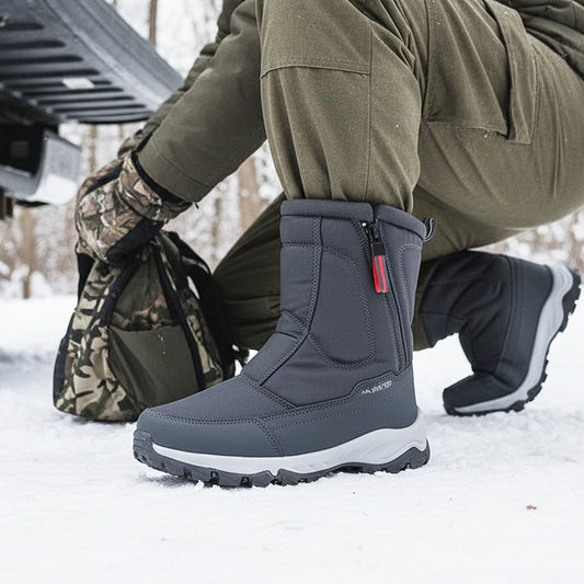 Men’s Warm Waterproof Winter Boots Extreme Cold Weather Protection, Durable Non-Slip Sole, All-Day Comfort Insulated Snow Boots