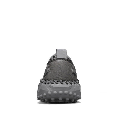 Mens Slip on Canvas Loafers Casual Shoes Sneakers Comfy Walking Slipers Shoes Pain Relief for Men Black Fashion Breathable Loafers