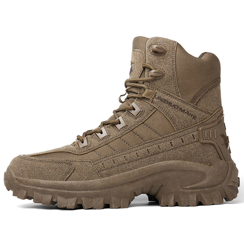 (🎁#3 Best Seller) Men's Combat Boots Orthopedic Support Hiking Boots Waterproof Anti-Puncture Work Boots