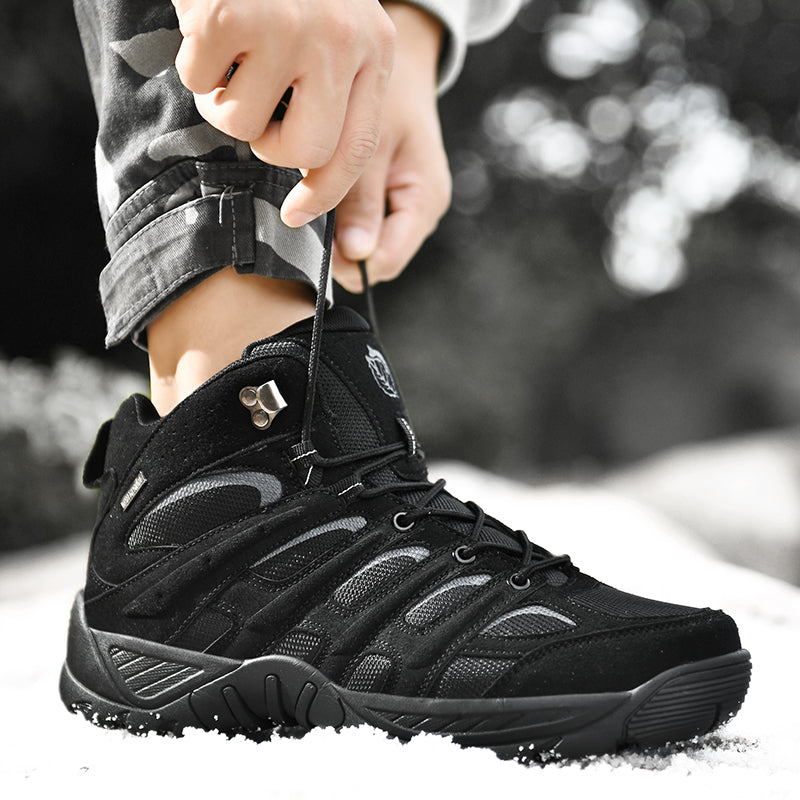 Men’s Orthotic Hiking Work Boots – Arch Support, Wide Toe Box, Protective Design, All-Day Stability