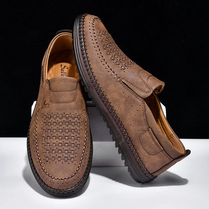 Men's Comfortable Casual Shoes, Built-In Arch Support, Lightweight, Waterproof, Slip Resistant, Breathable Upper, Durable For 5 Years.