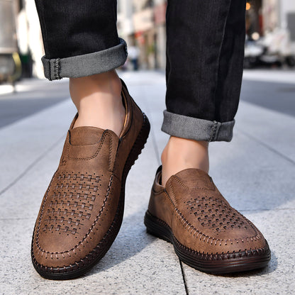 Men's Comfortable Casual Shoes, Built-In Arch Support, Lightweight, Waterproof, Slip Resistant, Breathable Upper, Durable For 5 Years.