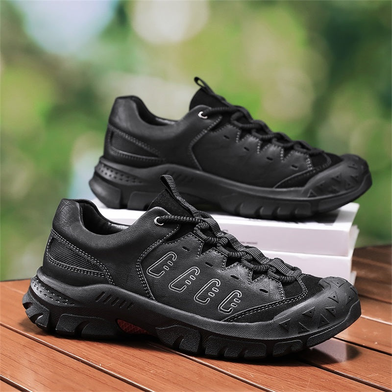 ✅ Built for Safety & Comfort – Men’s Steel Toe Safety Work Shoes, Puncture-Resistant, Arch Support, Wide Toe Box, Breathable, Lightweight & Slip-Resistant
