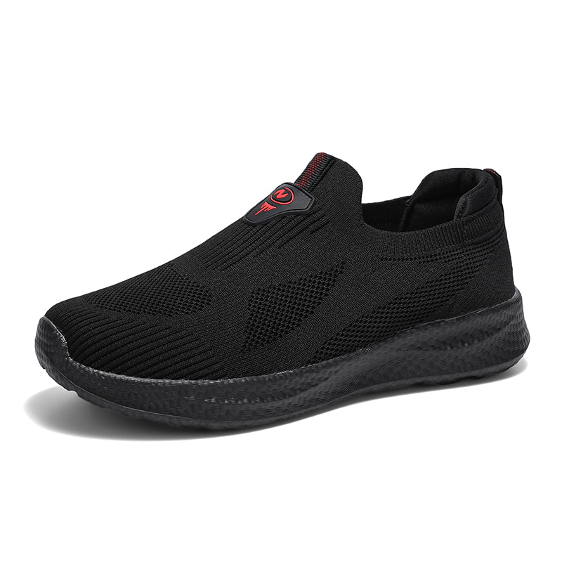 Men’s Lightweight Slip-On Shoes – Breathable Knit, Wide Fit, Comfortable & Flexible for Everyday & Outdoor Wear