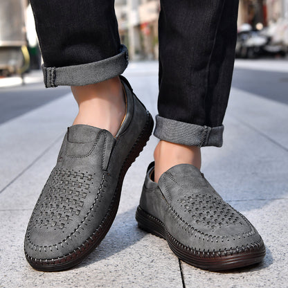 Men's Comfortable Casual Shoes, Built-In Arch Support, Lightweight, Waterproof, Slip Resistant, Breathable Upper, Durable For 5 Years.