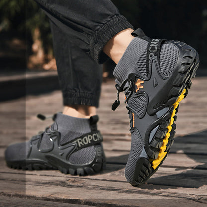 Men's Brand Hiking Shoes Outdoor Shoes Waterproof Non-slip anti-sprain
