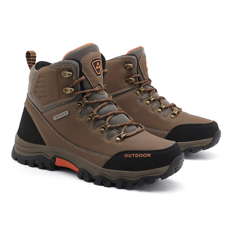 Men’s Waterproof Work & Hiking Boots – Wide Toe Box, Arch Support, Non-Slip Durable Sole, Built for All-Day Comfort