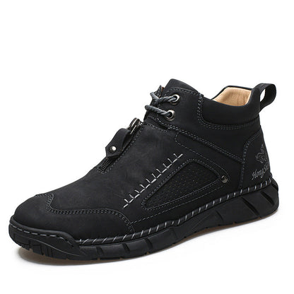 MEN’S Easy-On Waterproof Work Boots for Outdoor Jobs