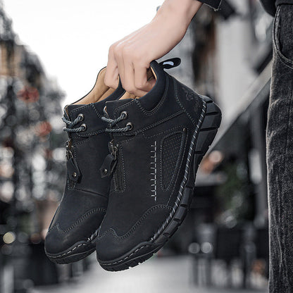 MEN’S Easy-On Waterproof Work Boots for Outdoor Jobs