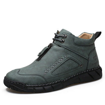 MEN’S Easy-On Waterproof Work Boots for Outdoor Jobs