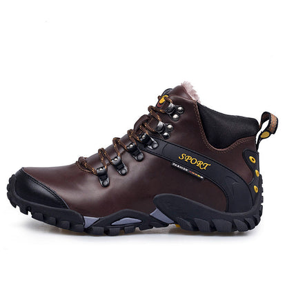 ⏰Limited Time Sale 70% OFF-Men’s Handmade Premium Leather Slip-On Driving Boots – Wide Toe, Arch Support, Waterproof, Pressure Relief, Non-Slip Sole for Casual, Travel&Outdoor