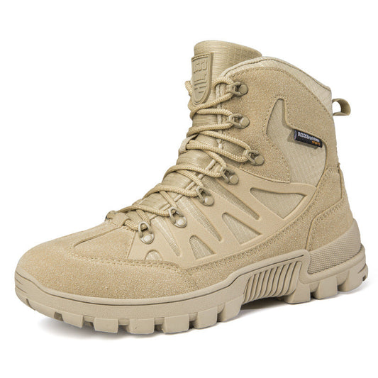 Men’s Orthopedic Safety Boots with Arch & Ankle Support – Waterproof & Anti-Puncture