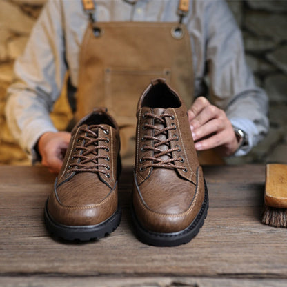 Men’s Handcrafted Leather Business Shoes – Arch Support, Height Increasing & Wide Toe Box