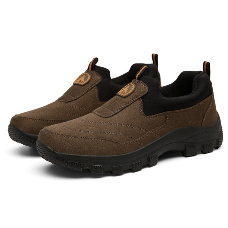Men’s Orthotic Athletic Shoes – Arch Support, Wide Toe Box, Easy Slip-On, Lightweight, Non-Slip Outdoor Design