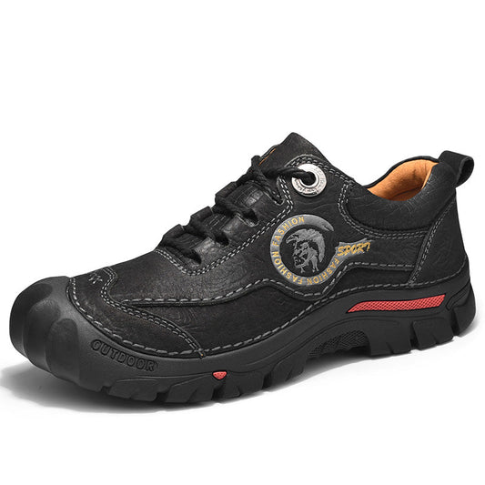 ⏰Limited-Time 70% OFF – Men’s Safety Toe Leather Work Shoes – Wide Toe, Waterproof, Slip-Resistant& All-Day Comfort
