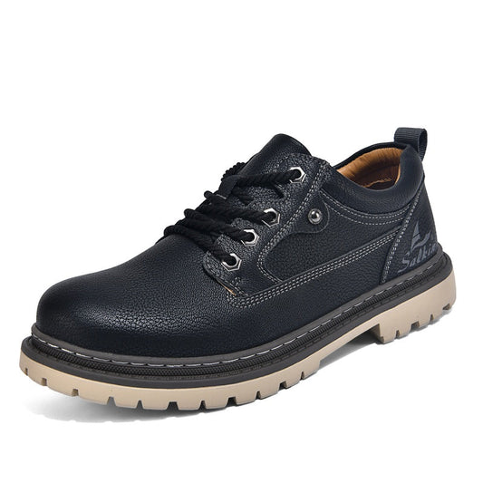 Men’s Durable Orthopedic  Leather Hiking Shoes – Waterproof, Slip-Resistant, Arch Support, Comfortable for All-Day Wear