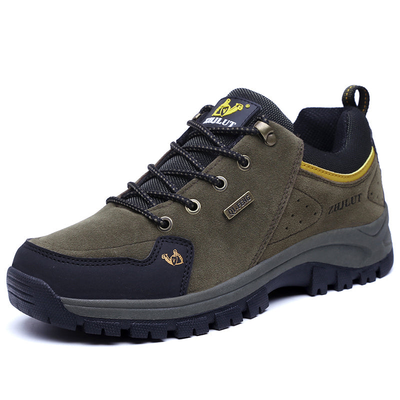 Men’s Steel Toe Hiking Work Shoes – Puncture-Resistant, Lightweight, Slip-Resistant & Durable for Outdoor Work