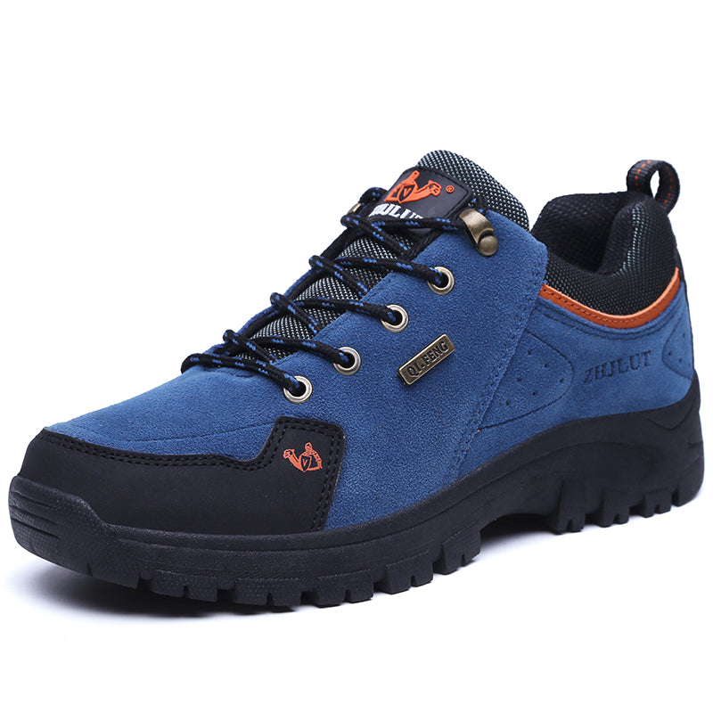 Men’s Steel Toe Hiking Work Shoes – Puncture-Resistant, Lightweight, Slip-Resistant & Durable for Outdoor Work