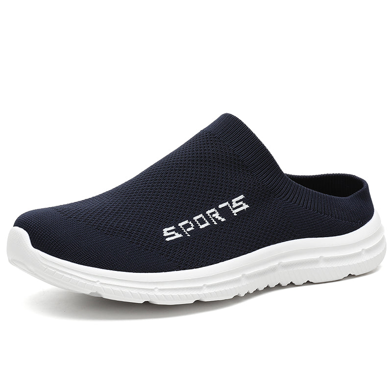 (⏰Limited Time Sale 70% OFF 🔥) Men's Orthopedic Slip-On Loafers Walking Shoes: Casual Canvas Plantar Fasciitis Loafers with Arch Support, Comfortable Orthotic Shoes for Foot and Heel Pain Relief