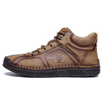 ⏳ 70% OFF Ends at Midnight! / Men's Orthopedic Safety Work Shoes - Protective Toe ; Ankle Protection ; Waterproof ; Lightweight ;Shock Absorption ; Non-Slip ; Durable for 3 years