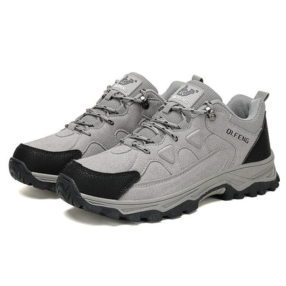 Outdoor Low-Cut Hiking Shoes with Non-Slip, Impact-Resistant & Abrasion-Proof Performance