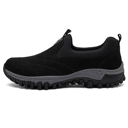 (⏰Last Day 70% OFF🔥) Veteran-Recommended Men's Slip-On Work Shoes – Cushioned Comfort, Arch Support, Non-Slip, Lightweight, All-Day Stability
