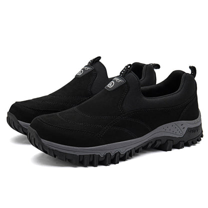 (⏰Last Day 70% OFF🔥) Veteran-Recommended Men's Slip-On Work Shoes – Cushioned Comfort, Arch Support, Non-Slip, Lightweight, All-Day Stability