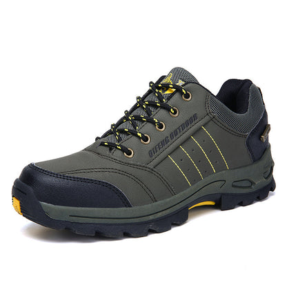 (💥Hot-Selling : 70% OFF Sale!🔥)Men’s Leather Hiking & Outdoor Shoes – Orthopedic Comfort, Non-Slip, Lightweight, Breathable, Durable 3 Years