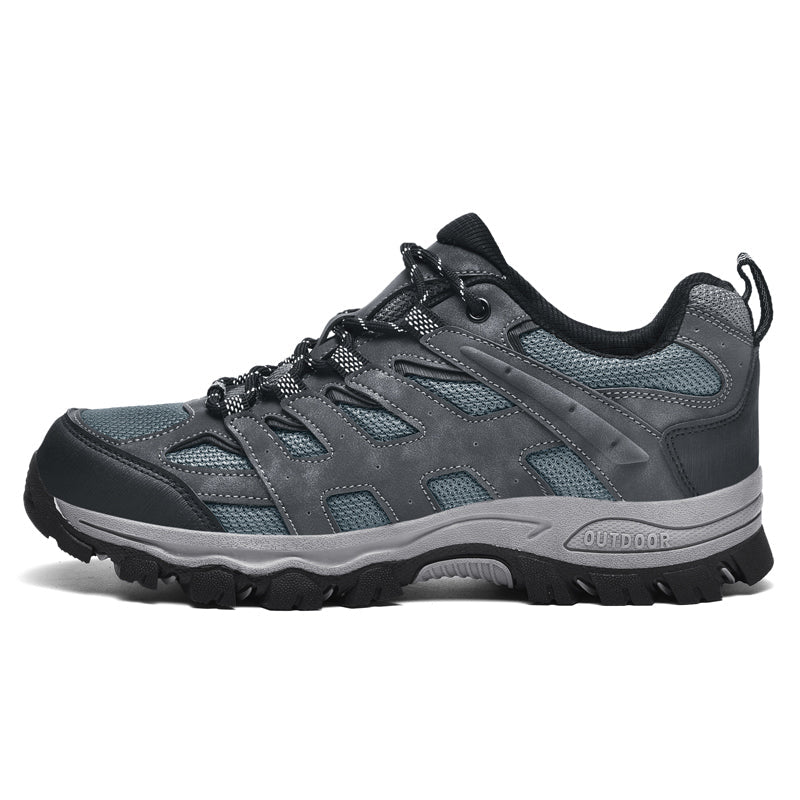 Men's Outdoor Hiking Work Boots - Slip-Resistant & Abrasion-Proof for Mountain/Construction