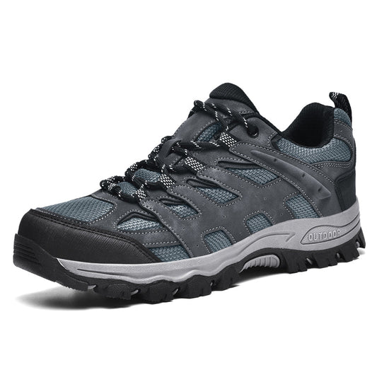 Men's Outdoor Hiking Work Boots - Slip-Resistant & Abrasion-Proof for Mountain/Construction