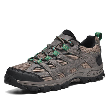 Men's Outdoor Hiking Work Boots - Slip-Resistant & Abrasion-Proof for Mountain/Construction