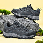 Men's Outdoor Hiking Work Boots - Slip-Resistant & Abrasion-Proof for Mountain/Construction
