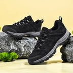 Men's Outdoor Hiking Work Boots - Slip-Resistant & Abrasion-Proof for Mountain/Construction