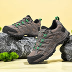 Men's Outdoor Hiking Work Boots - Slip-Resistant & Abrasion-Proof for Mountain/Construction