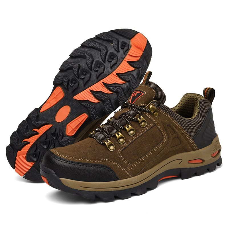 (🎁#4 Best Seller) Men’s Non-Slip Hiking & Work Shoes, Wide Fit, Arch Support, Cushioned