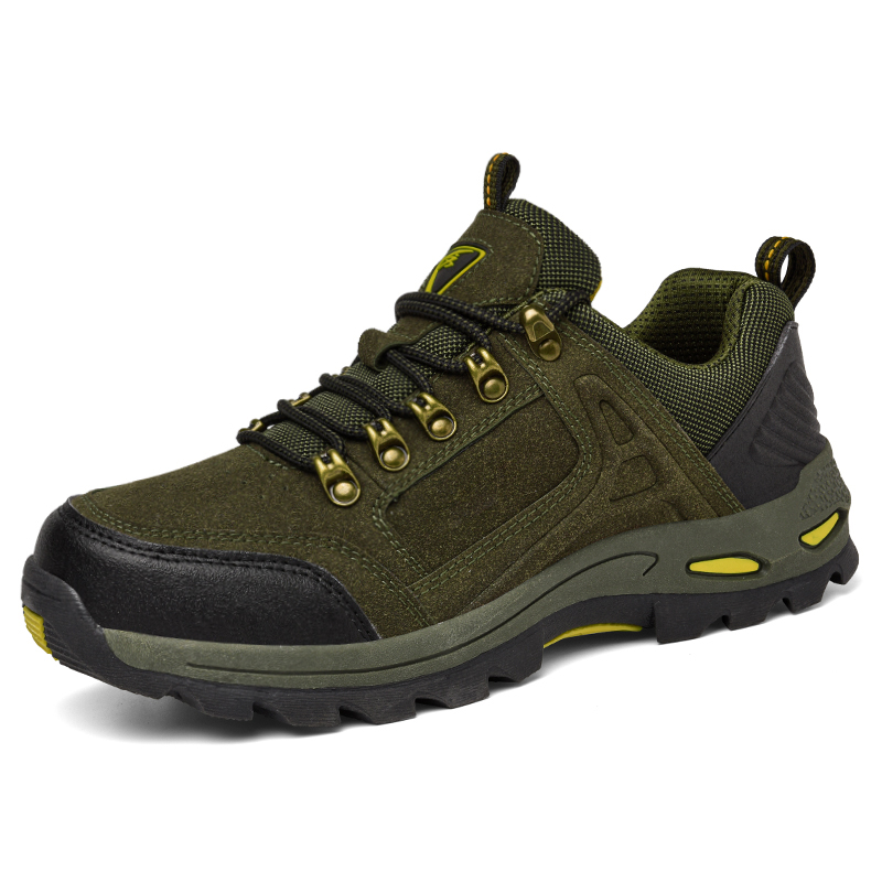(🎁#4 Best Seller) Men’s Non-Slip Hiking & Work Shoes, Wide Fit, Arch Support, Cushioned