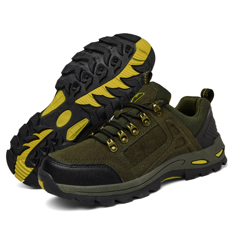(🎁#4 Best Seller) Men’s Non-Slip Hiking & Work Shoes, Wide Fit, Arch Support, Cushioned