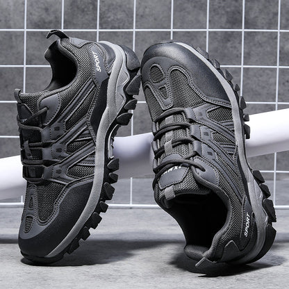 Men’s Trail Hiking Shoes – Lightweight Breathable Quick-Dry, Multi-Terrain Grip, Arch-Support Cushioning, Protective Toe