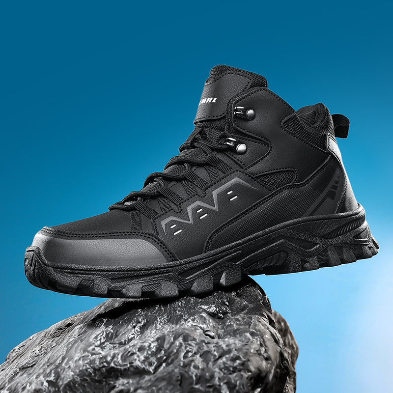 Orthopedic Hiking Boots for Men – Waterproof, Arch Support, Pain-Relief Comfort for Plantar Fasciitis & Foot Ailments