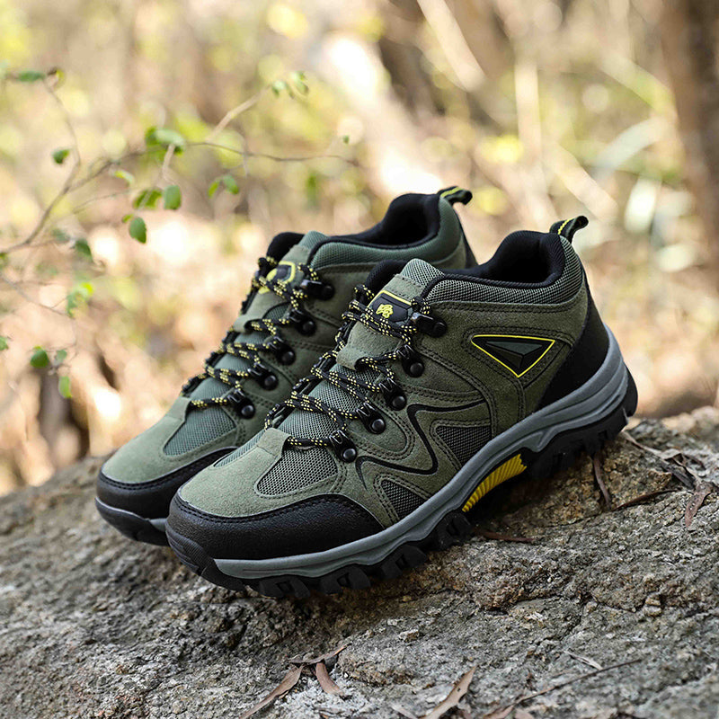 Men’s Comfort & Protection Shoes — Wide Fit, Shock-Absorbing Cushioning, Non-Slip Grip, Pain-Relief Support