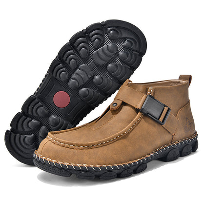 Men’s Orthopedic Safety Work & Walking Shoes – Pain Relief, Arch & Joint Support, Non-Slip, Waterproof, Shock Absorbing, Spark-Proof & Durable Comfort