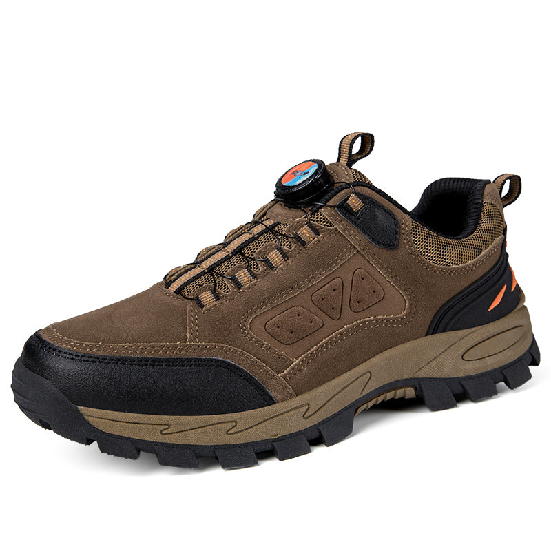 (💥Top Rated Choice) Men’s Non-Slip Hiking & Work Shoes, Wide Fit, Arch Support, Cushioned