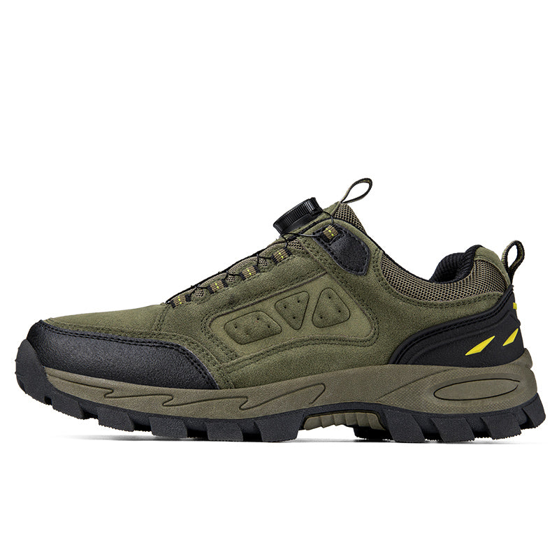 (💥Top Rated Choice) Men’s Non-Slip Hiking & Work Shoes, Wide Fit, Arch Support, Cushioned