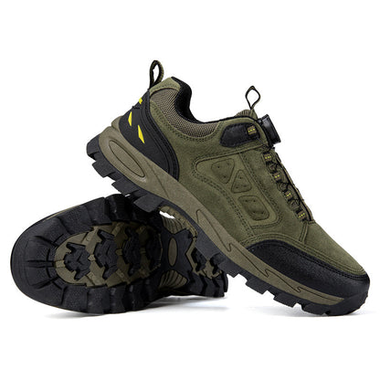(💥Top Rated Choice) Men’s Non-Slip Hiking & Work Shoes, Wide Fit, Arch Support, Cushioned