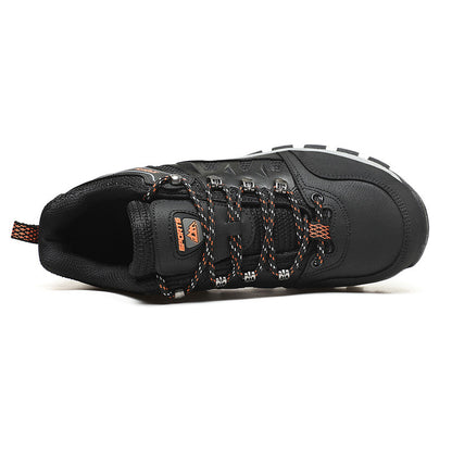 Men's Outdoor Hiking Work Boots - Slip-Resistant & Abrasion-Proof for Mountain/Construction